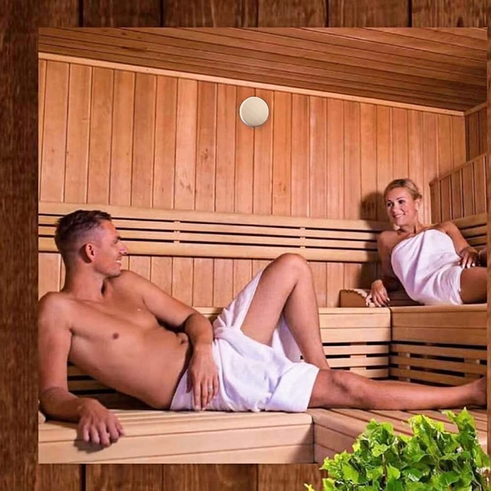 Sauna Room Air Vent 3.58′′ Round Aspen Wooden Sauna Adjustable Exhaust Air Ventilation for Barrel Sauna, Sauna Room, Steam Room Exhaust Ventilation — view 3